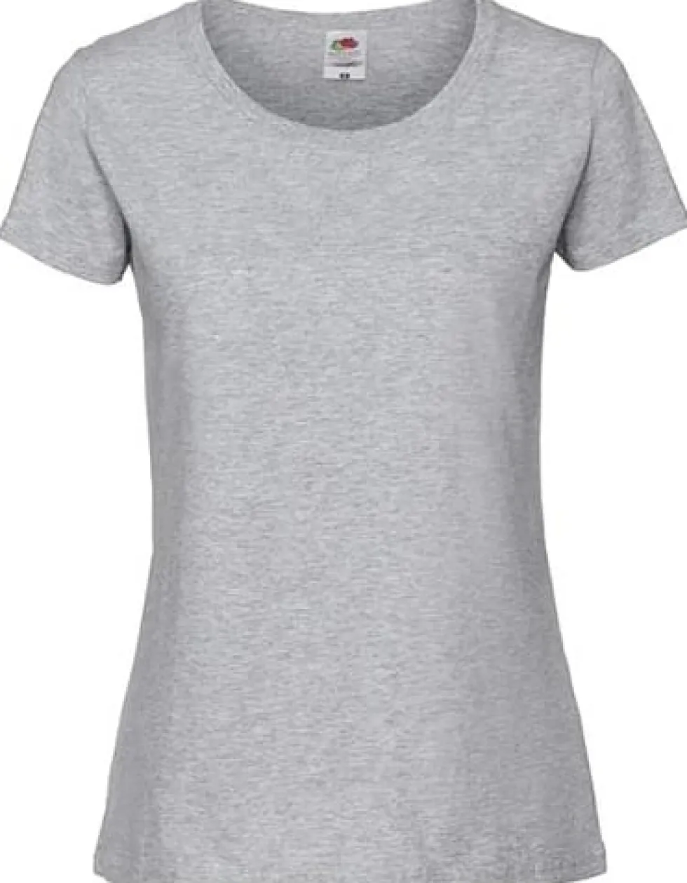 T-shirt FRUIT 195T dam gråmel XS