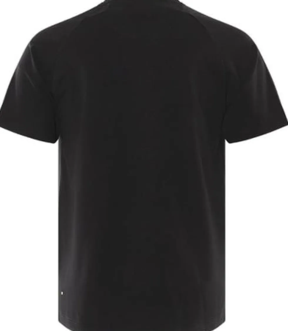 T-shirt heavy FRISTAD 7553 M svart/gul