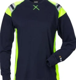 T-shirt l/ä Flam FRISTAD 7098 dam 2XL