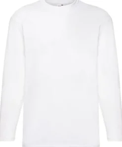 T-shirt Långärmad FRUIT vit L