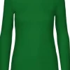 T-shirt LÄ O81050 GOTS dam grön M