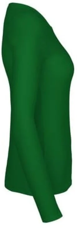 T-shirt LÄ O81050 GOTS dam grön XS