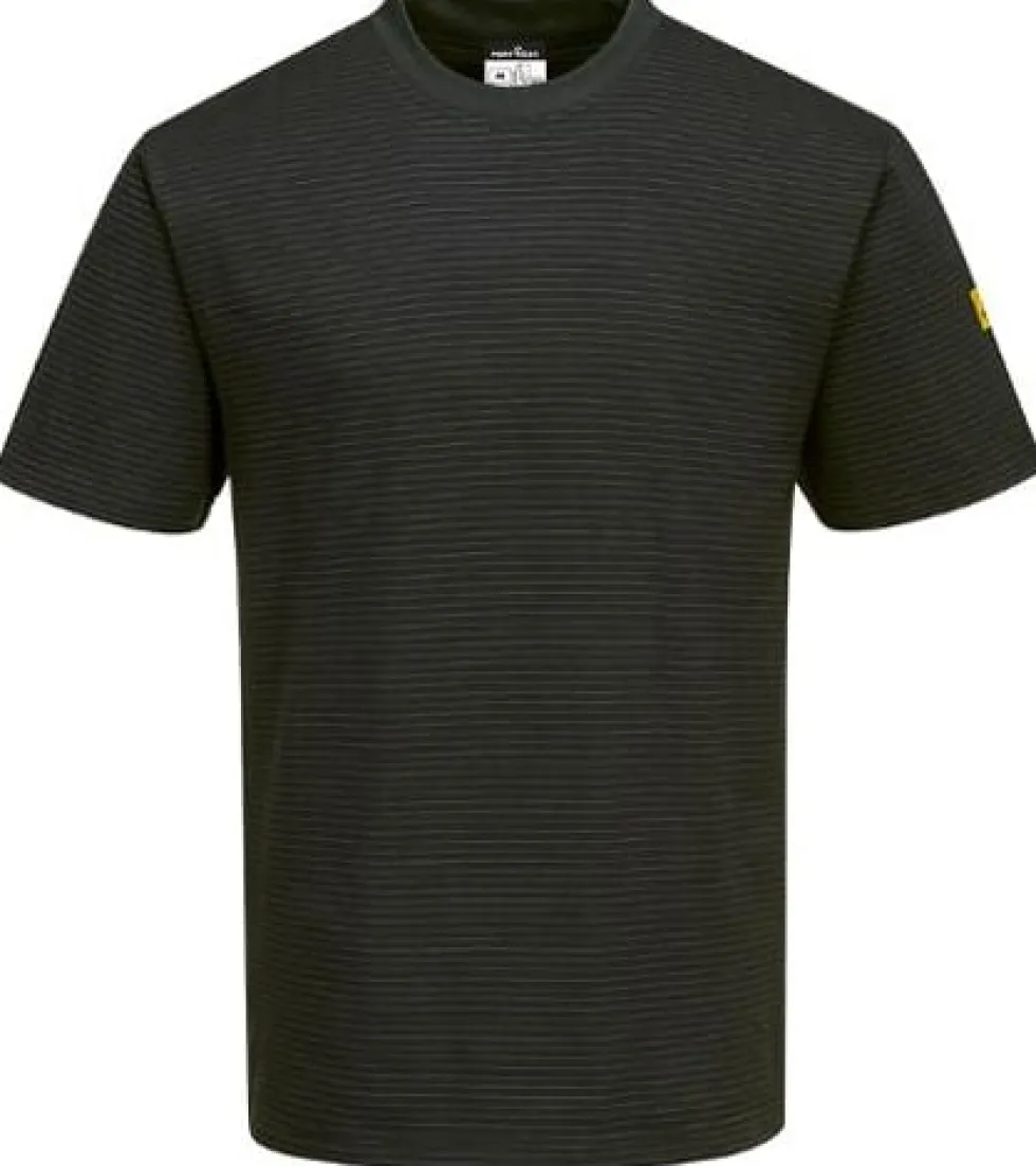 T-shirt PORTWEST AS20 ESD svart M