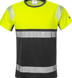 T-shirt varsel FRISTADS 7518 gul kl1 2XL