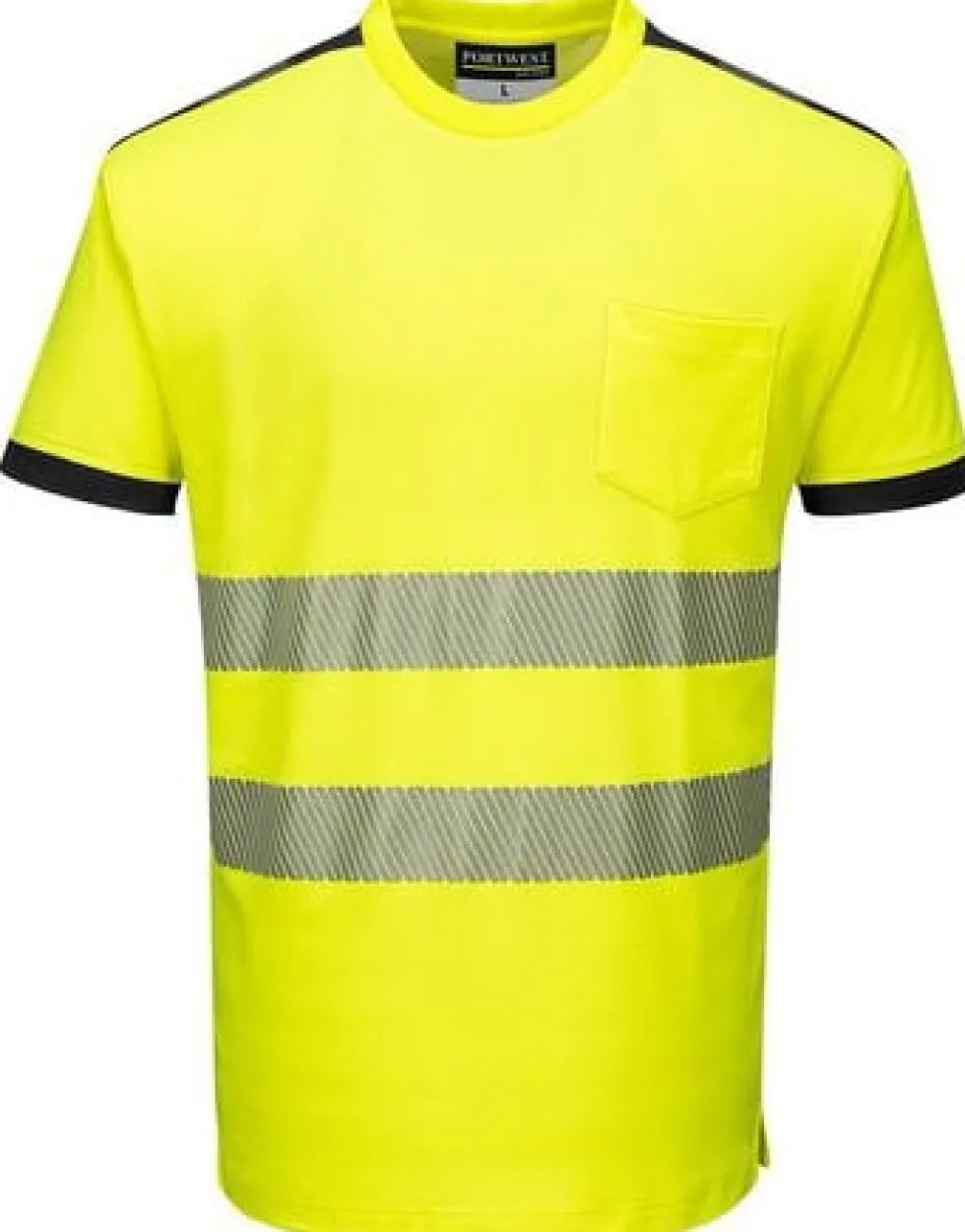 T-shirt varsel PW T181 kl2 gul XL
