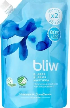 Tvål BLIW Blåbär Refill 600ml