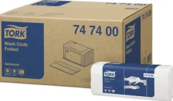 Tvättlapp TORK Adv 4-lag vit 2400/fp