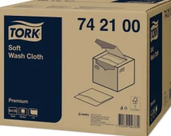 Tvättlapp TORK Pre 1-lag vit 1080/fp