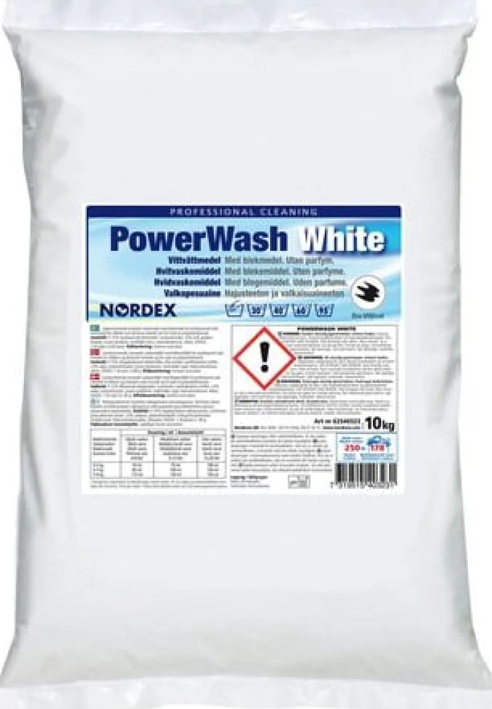 Tvättmedel ClaraPro White, 10kg