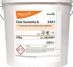 Tvättmedel Clax Sumetta free, hink, 10kg