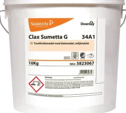 Tvättmedel Clax Sumetta free, hink, 10kg