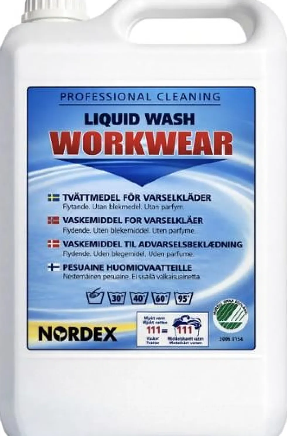 Tvättmedel NORDEX Workwear Wash 5L