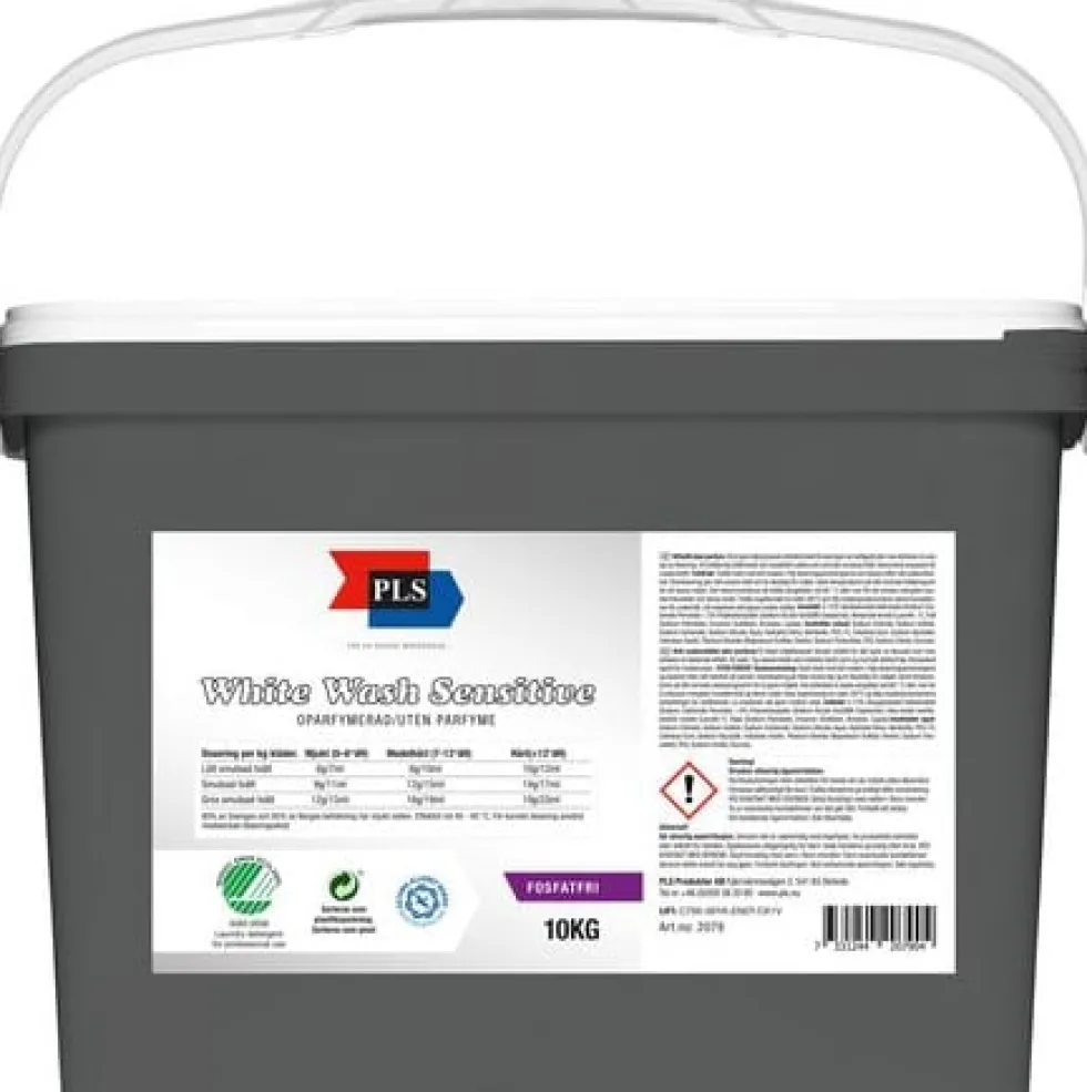 Tvättmedel PLS White Wash Sensitive 10kg