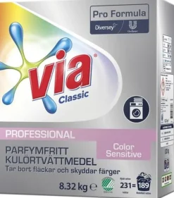 Tvättmedel VIA Professional Color Sensitive 8.32KG