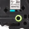 TZe-SL self laminated tape black on white 36 mm