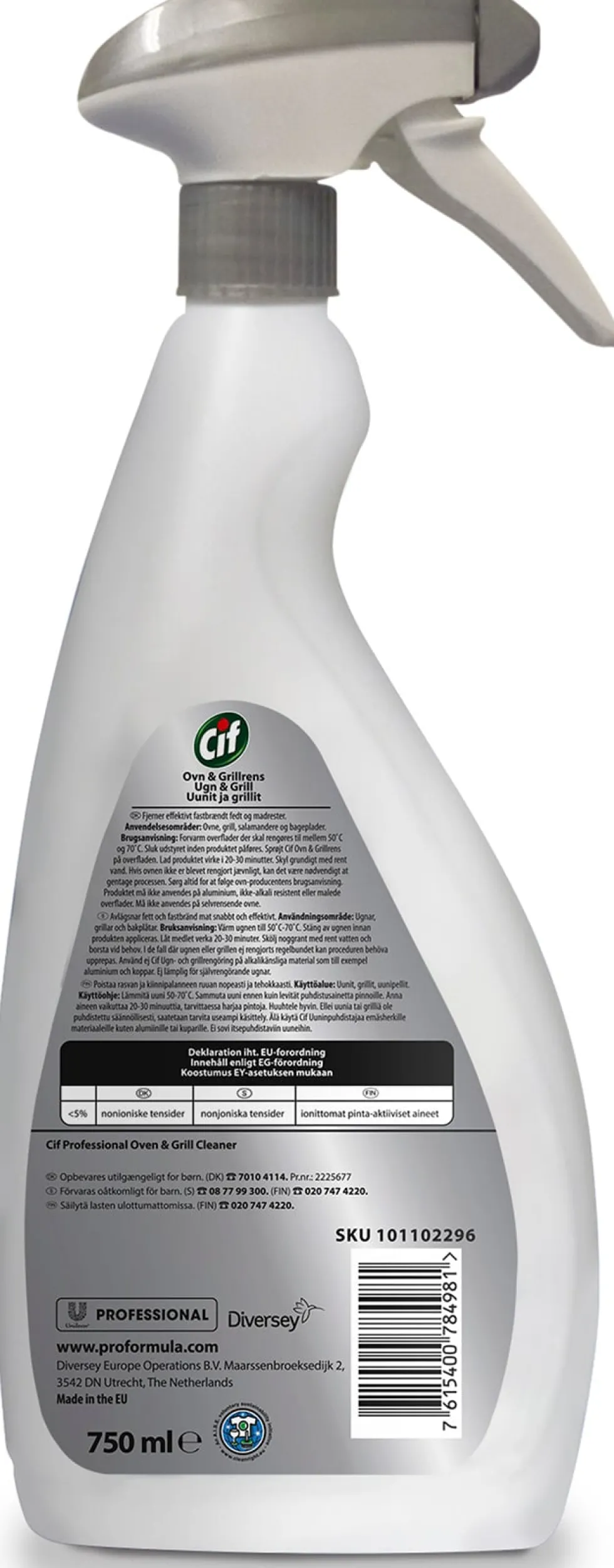 Ugnsrengöring CIF Pro Ugn & Grill 750ml