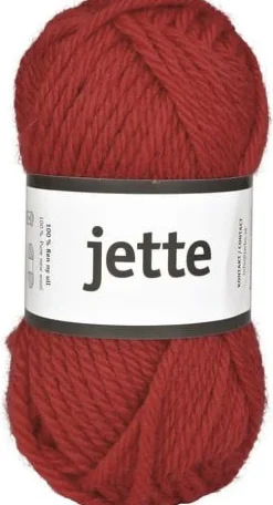 Ullgarn Jette 50g röd