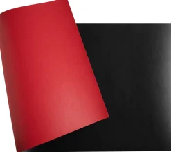Underlägg PU 40x80 black/red