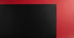 Underlägg PU 40x80 black/red