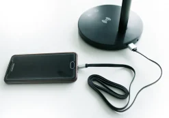 Unilux DIVA Skrivbordslampa LED med USB Svart