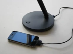 Unilux Jack Skrivbordslampa LED med USB Svart
