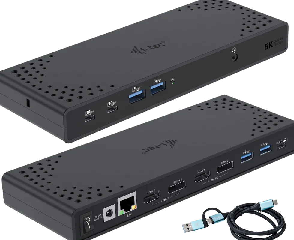 Univ dual dock 2xDP 2xHDMI 4xUSB-A 2xUSB-C GLAN 100W PD