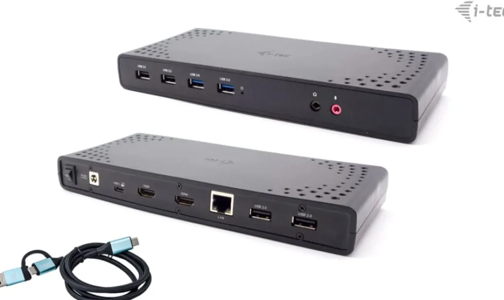 Univ dual dock 2xHDMI 6xUSB-A GLAN 100W PD