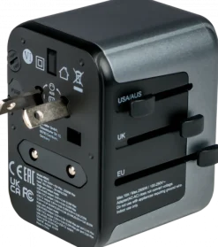 Universal travel adapter 1 X USB-C QC 3.0 2XUSB-C 2XUSB-A