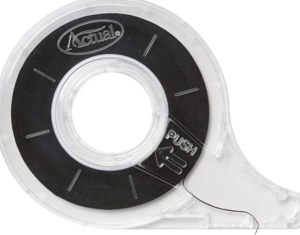 Uppdelningsband ACTUAL 1mmx13m svart