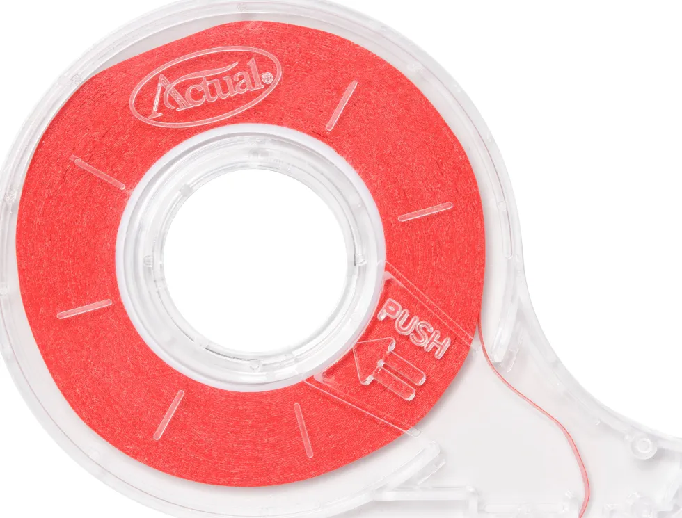 Uppdelningsband ACTUAL 2mmx13m röd