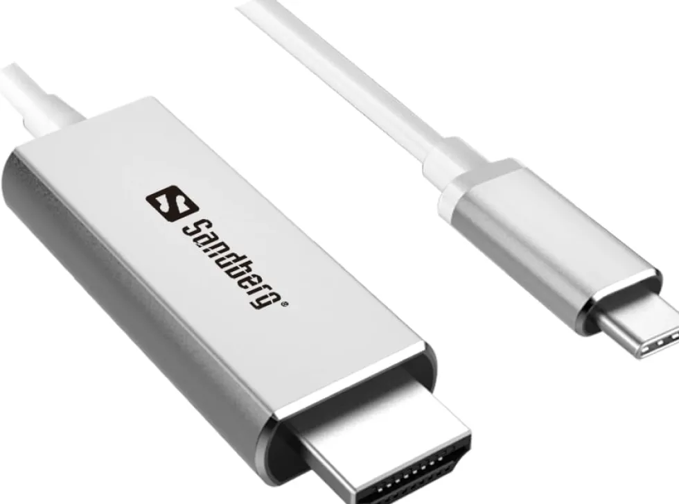 USB-C to HDMI Cable, Silver (2m)