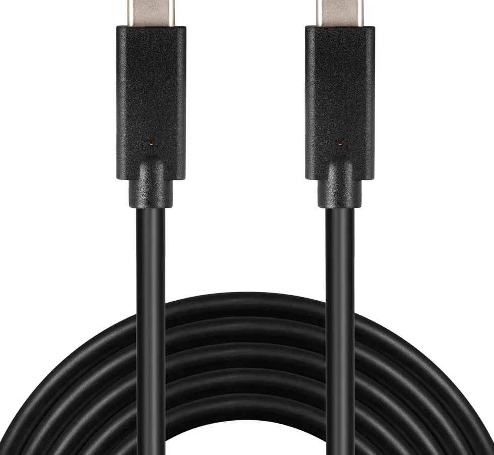 USB-C to USB-C Cable, Black (2m)