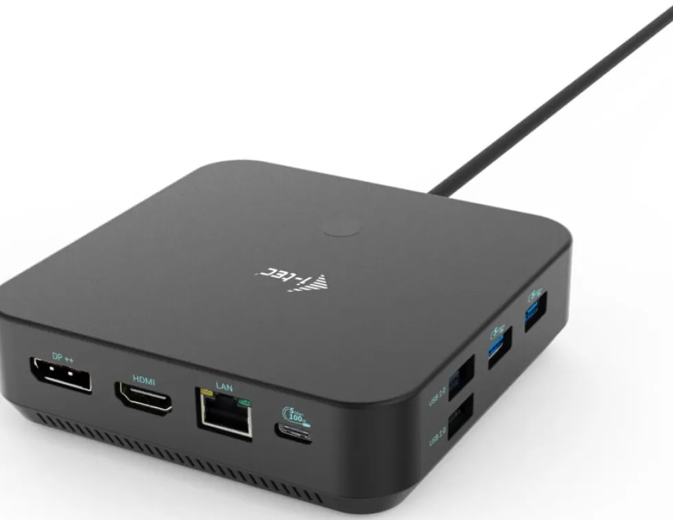 USB-C triple dock 2xDP 2xHDMI 1xUSB-C 5xUSB-A GLAN 100W PD