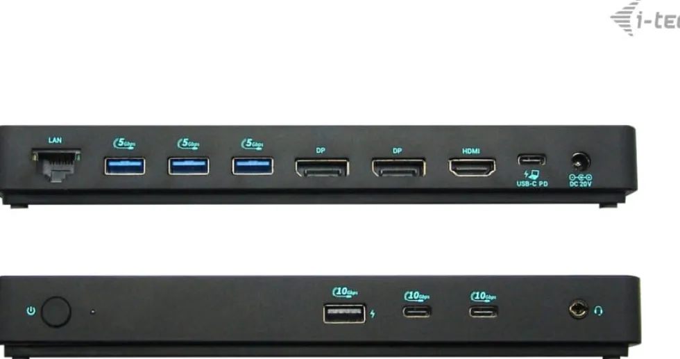 USB-C triple dock 2xDP 1xHDMI 4xUSB-A 2xUSB-C GLAN 100W PD