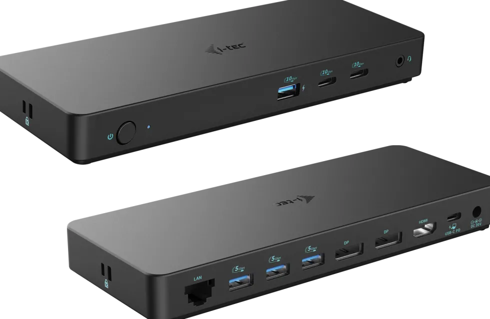 USB-C triple dock 2xDP 1xHDMI 4xUSB-A 2xUSB-C GLAN 100W PD