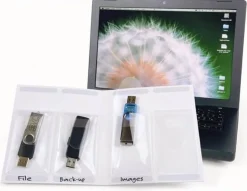 USB-ficka självhäftande 10/fp