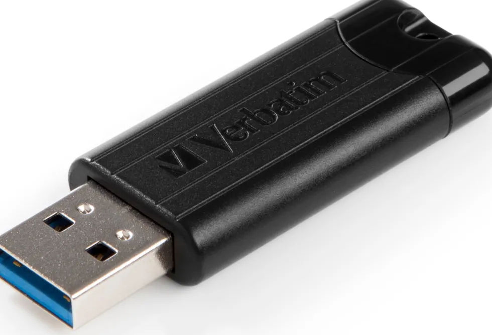 USB 3.2 PinStripe 64GB, Black