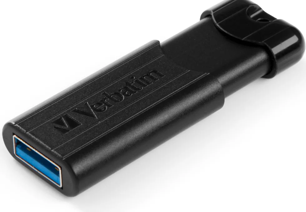 USB 3.2 PinStripe 64GB, Black