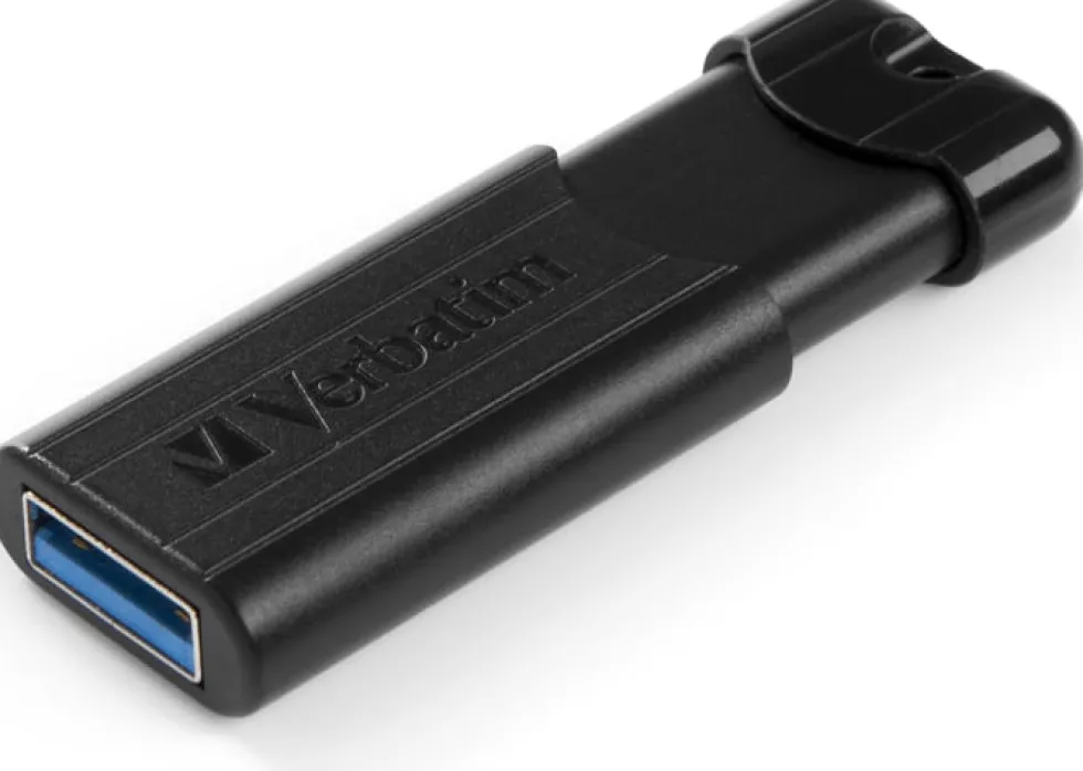 USB 3.2 PinStripe 64GB, Black