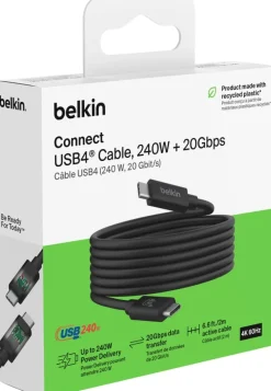 USB4 240W 20Gbps 2m Cable