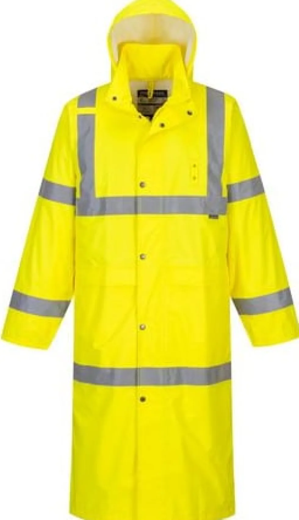 Varselregnrock Hi-Vis 122cm gul kl3 4XL