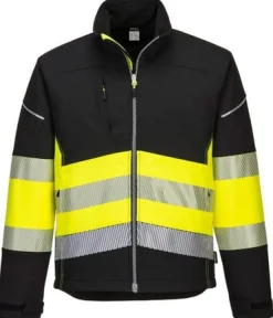 Varselsoftshell 3L PW375 Hi-Vis Kl 1 XS