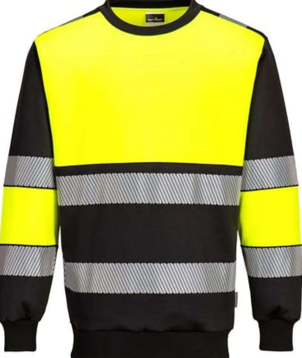 Varselsweatshirt PW376 Hi-Vi Klass 1 XL