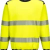 Varselsweatshirt PW379 Hi-Vis Kl 2/3 2XL