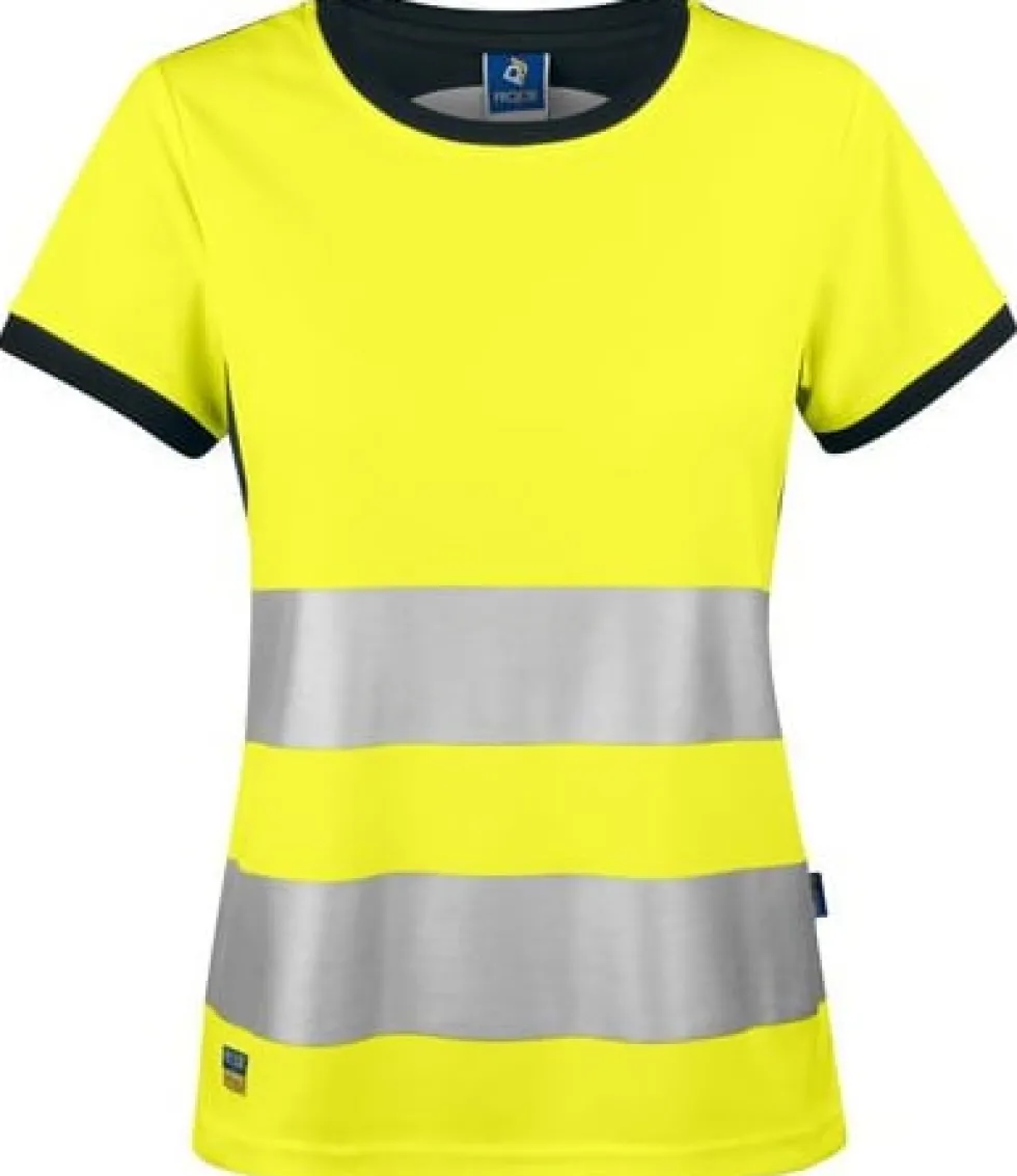 Varselt-shirt Projob 6012 dam kl 2/1 S
