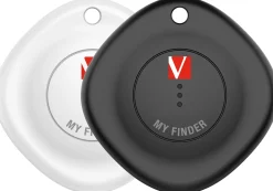 Verbatim My Finder Bluetooth Tracker, Black/White (2-pack)