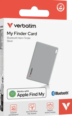 Verbatim My Finder BT Tracker Card silver
