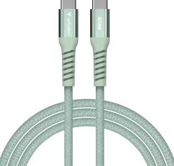 VERBATIM Sync N Charge USB-C to USB-C 60W Magnet Green 1.20m