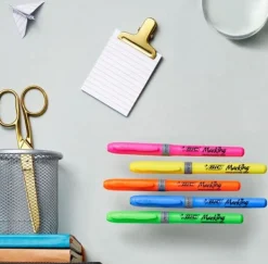 Överstrykningspenna BIC Grip Rosa, 12st