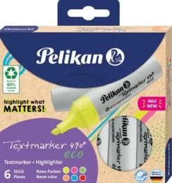 Överstrykningspenna Pelikan neon 6/fp